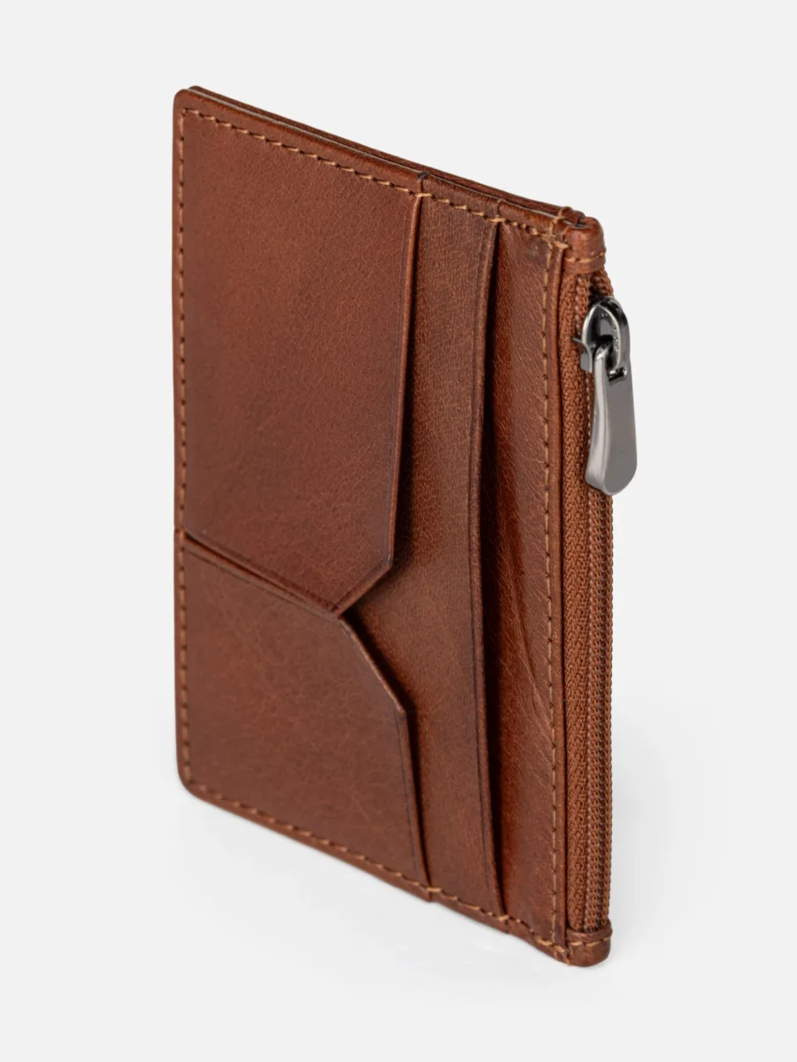 Wallstreet Mark Cognac Cardholder - Kožená peněženka - Obrázek 4