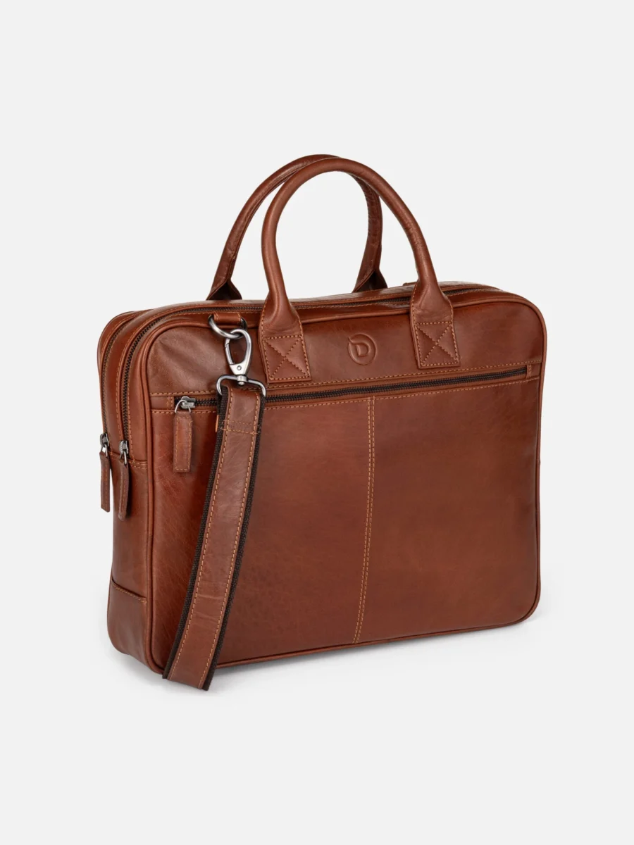 Wallstreet Jordan Cognac - Kožená business taška - Obrázek 3