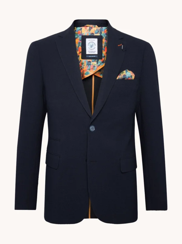 pánské volnočasové sako modré