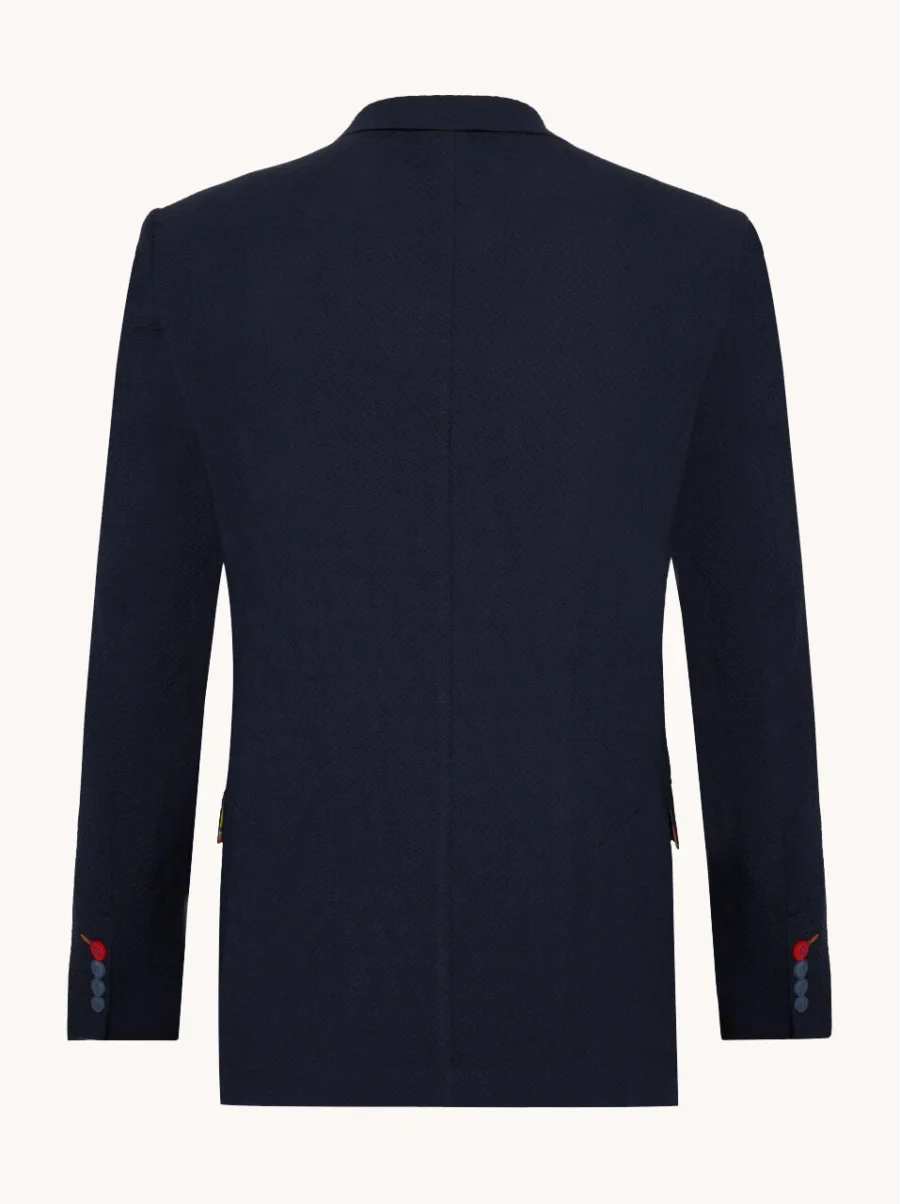 Blazer Bubble Blue – Pánské volnočasové sako modré - Obrázek 5