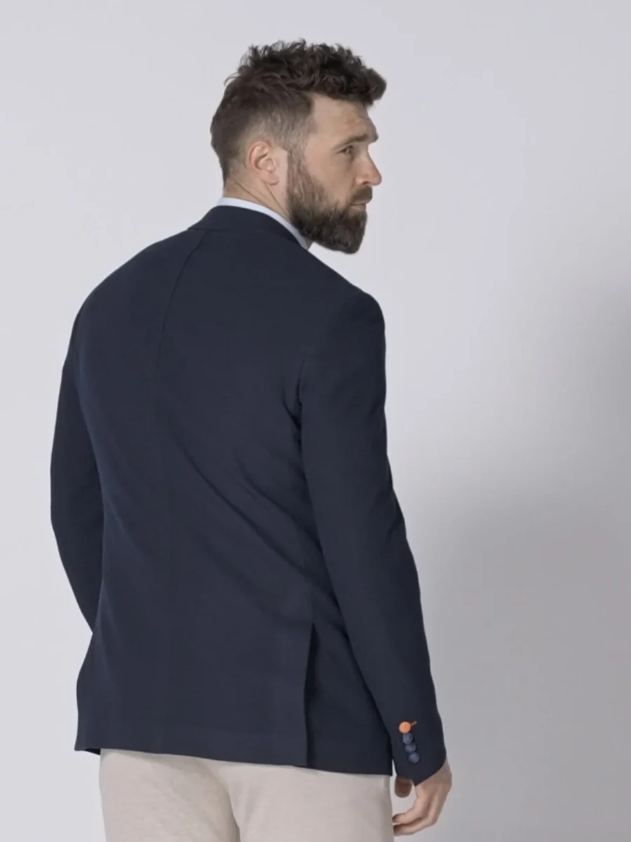 Blazer Bubble Blue – Pánské volnočasové sako modré - Obrázek 8