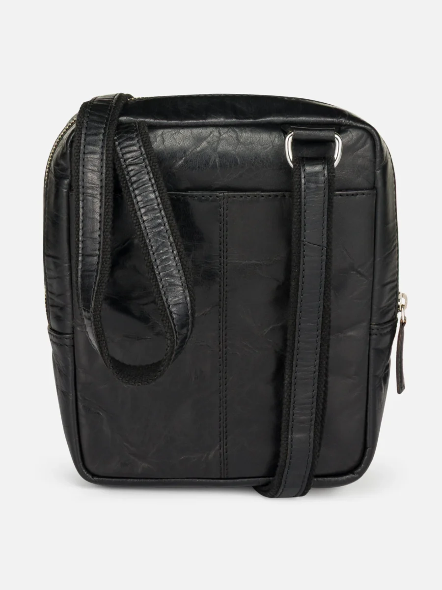 Wallstreet Hardy Crosbody Black - Kožená taška přes rameno - Obrázek 3