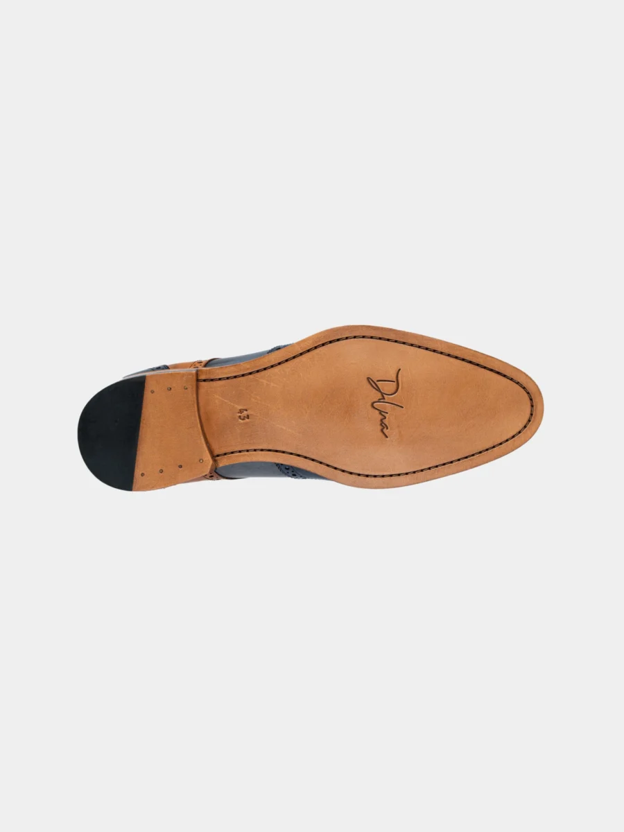Oxford Auckland Brogue 3.0 - Kožené boty modrá-koňak - Obrázek 8