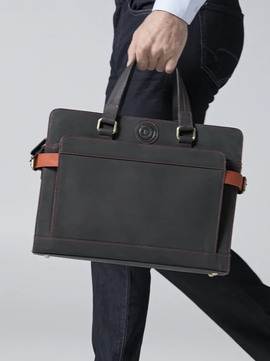 Meinhem Combo Bag - kožená business taška (vel. M) - Obrázek 2