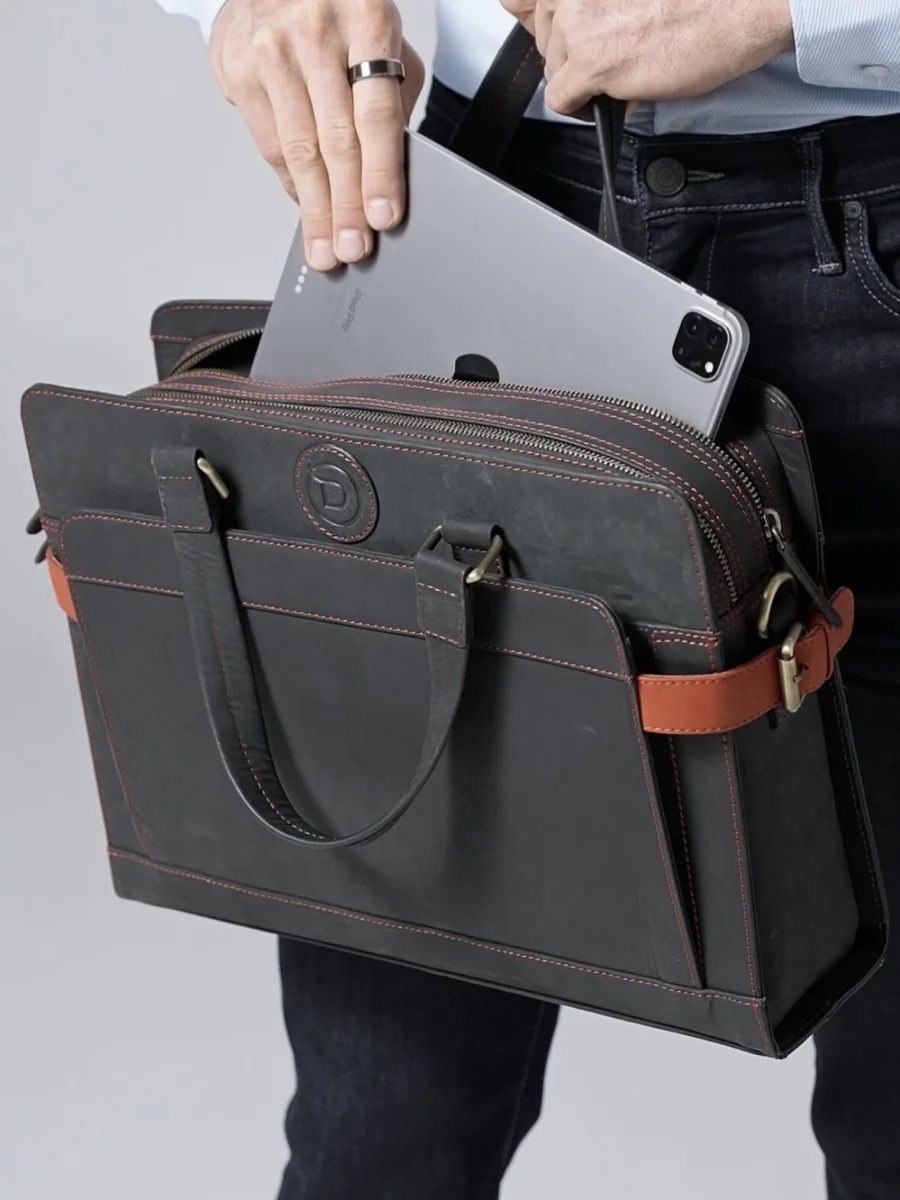 Meinhem Combo Bag - kožená business taška (vel. M) - Obrázek 3