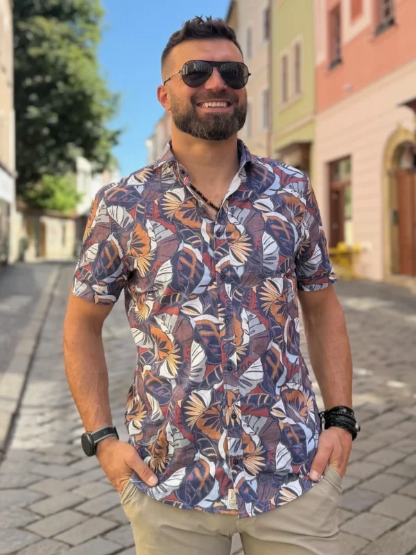 pánská funkční košile krátký rukáv