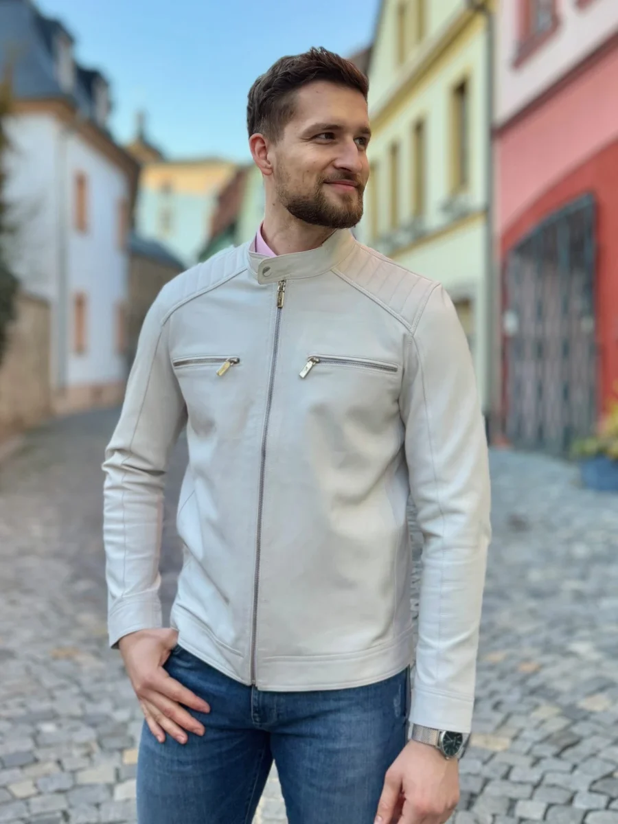 Zachary White - Kožená Bunda - Obrázek 4