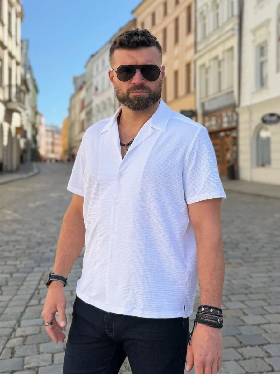 pánská funkční košile krátký rukáv