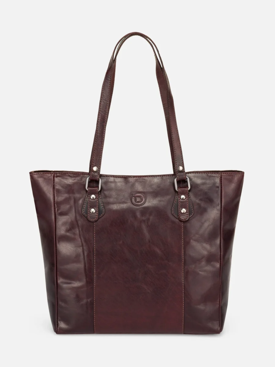 dámská kožená shopper kabelka