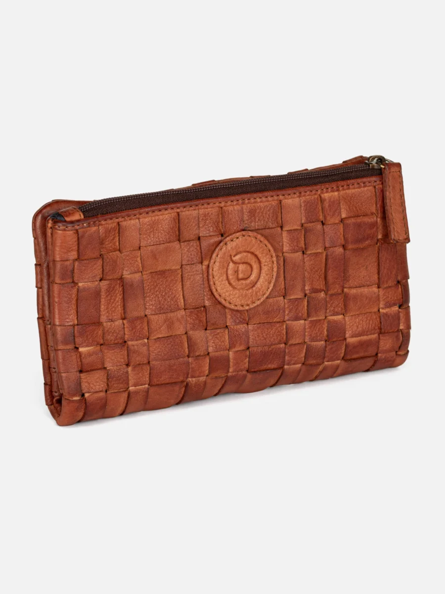 Bohema Weaving Wallet - Dámská kožená peněženka proplétaná