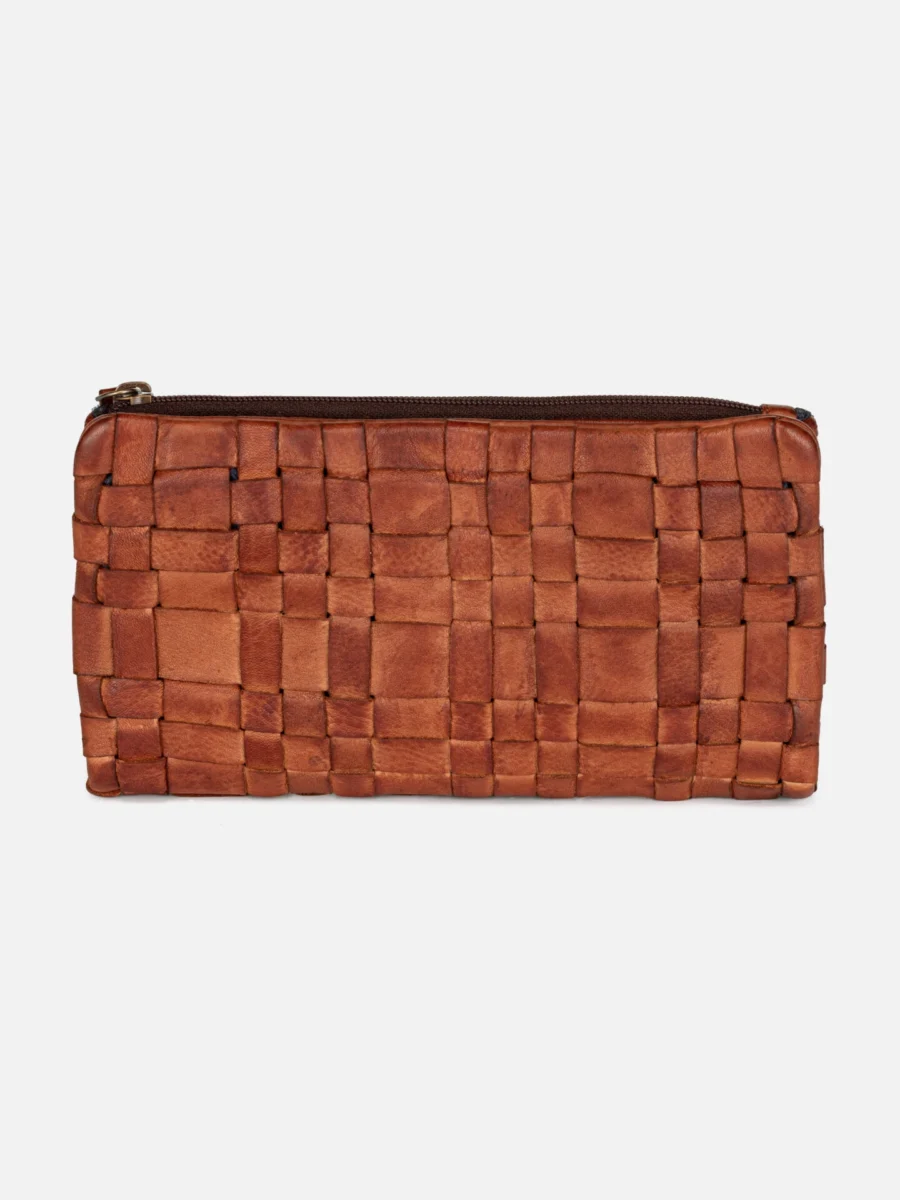 Bohema Weaving Wallet - Dámská kožená peněženka proplétaná - Obrázek 5