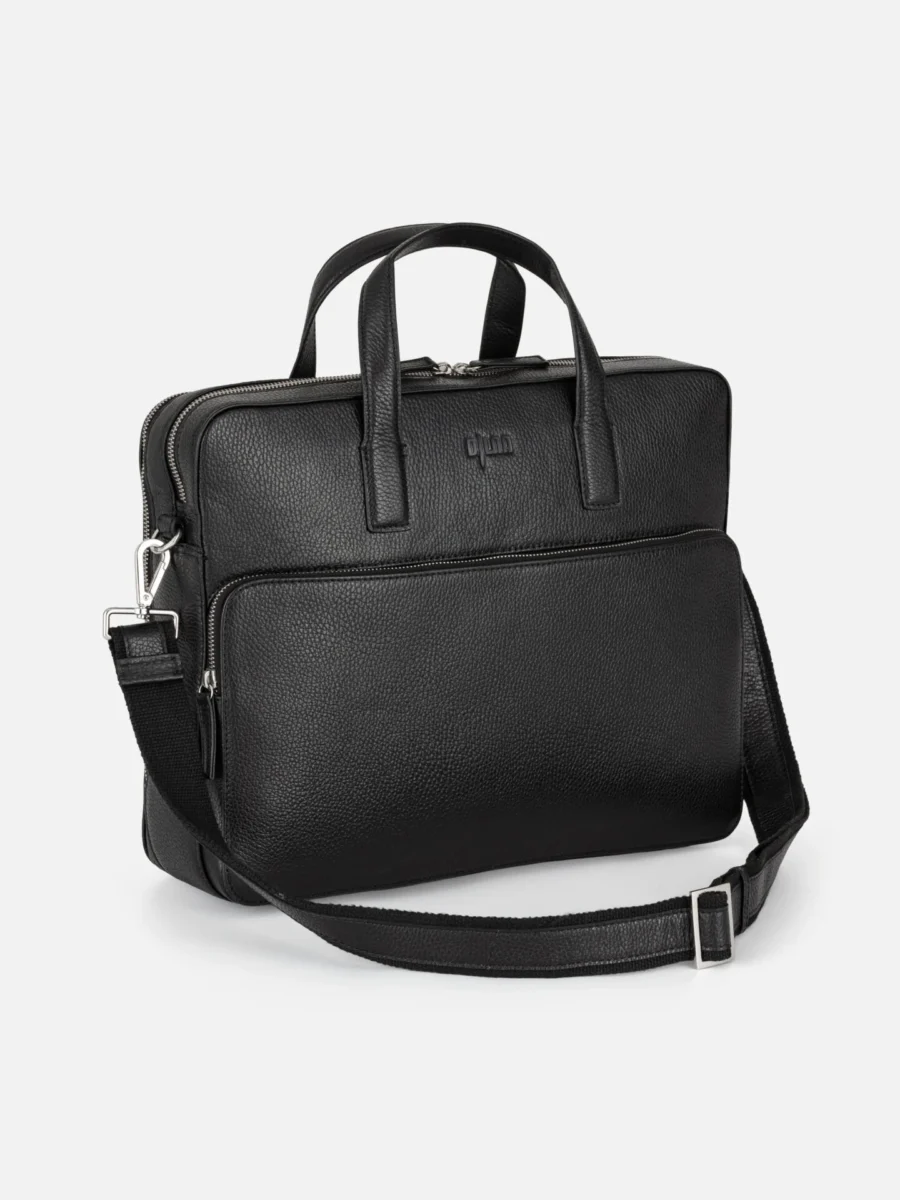 Baghira Laptop Bag - Kožená taška na dokumenty černá - Obrázek 7