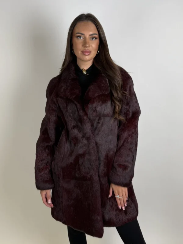 Dámský kožich z pravého králíka vel 46 – Kožešnictví Hlinsko v Čechách