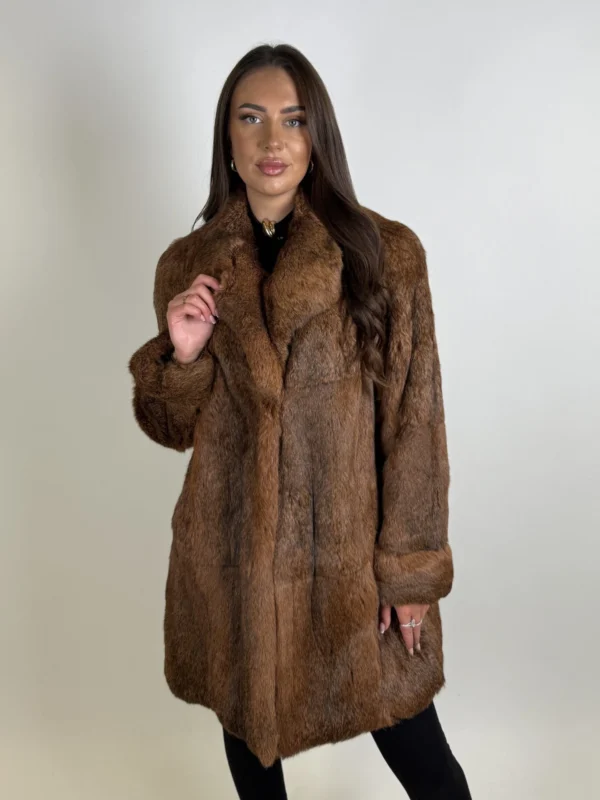 Dámský kožich z pravého králíka vel 44 – Kožešnictví Hlinsko v Čechách