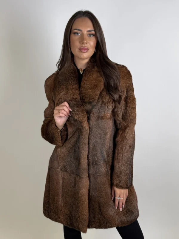 Dámský kožich z pravého králíka vel 44 – Kožešnictví Hlinsko v Čechách