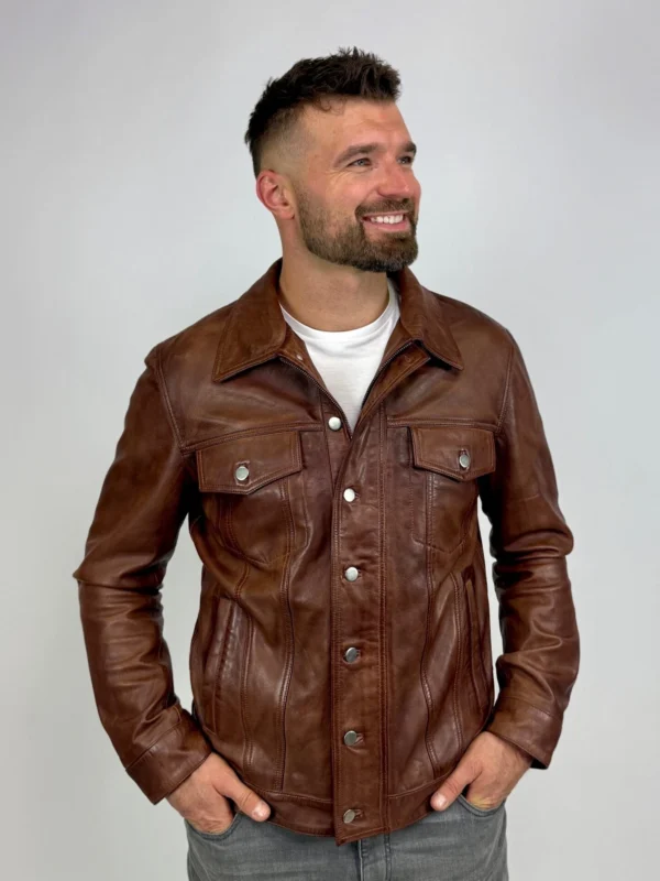 pánská kožená bunda