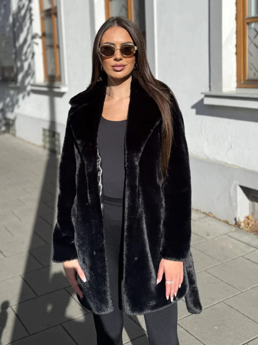 Marthine - střední kožich černý - Obrázek 4