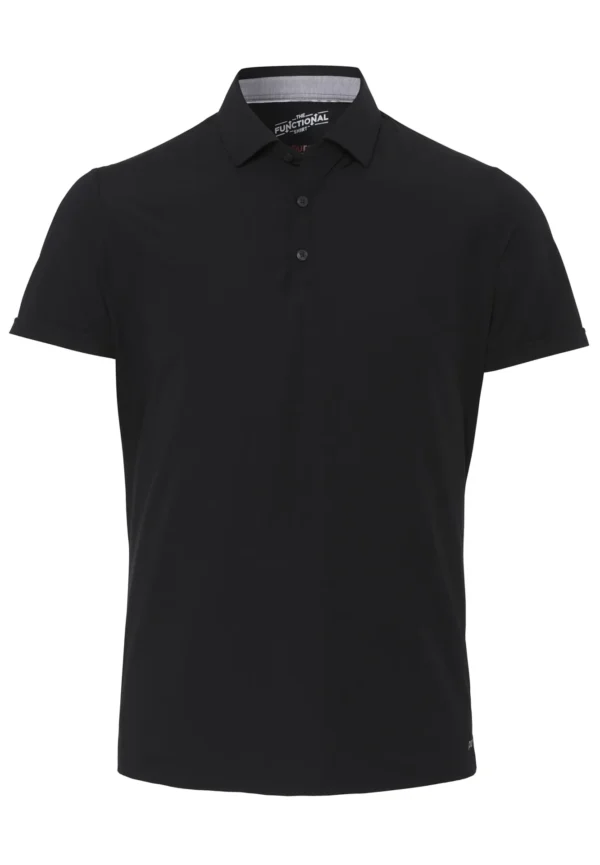 Pure black polo – Pánská Funkční Košile