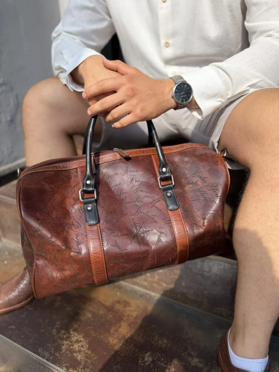 Wallstreet Pablo Traveller - Kožená cestovní taška speciální edice - Obrázek 4
