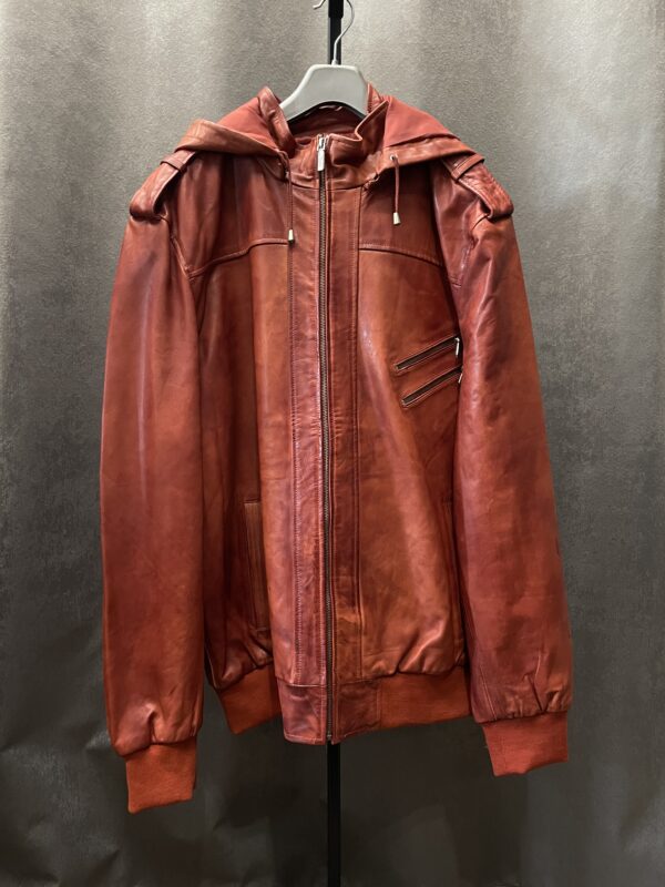 Parker Light Brown Antique - Kožená bunda hnědá - Výprodej